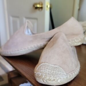 MNJ MUSSHOE Women's Tan Espadrille Flats